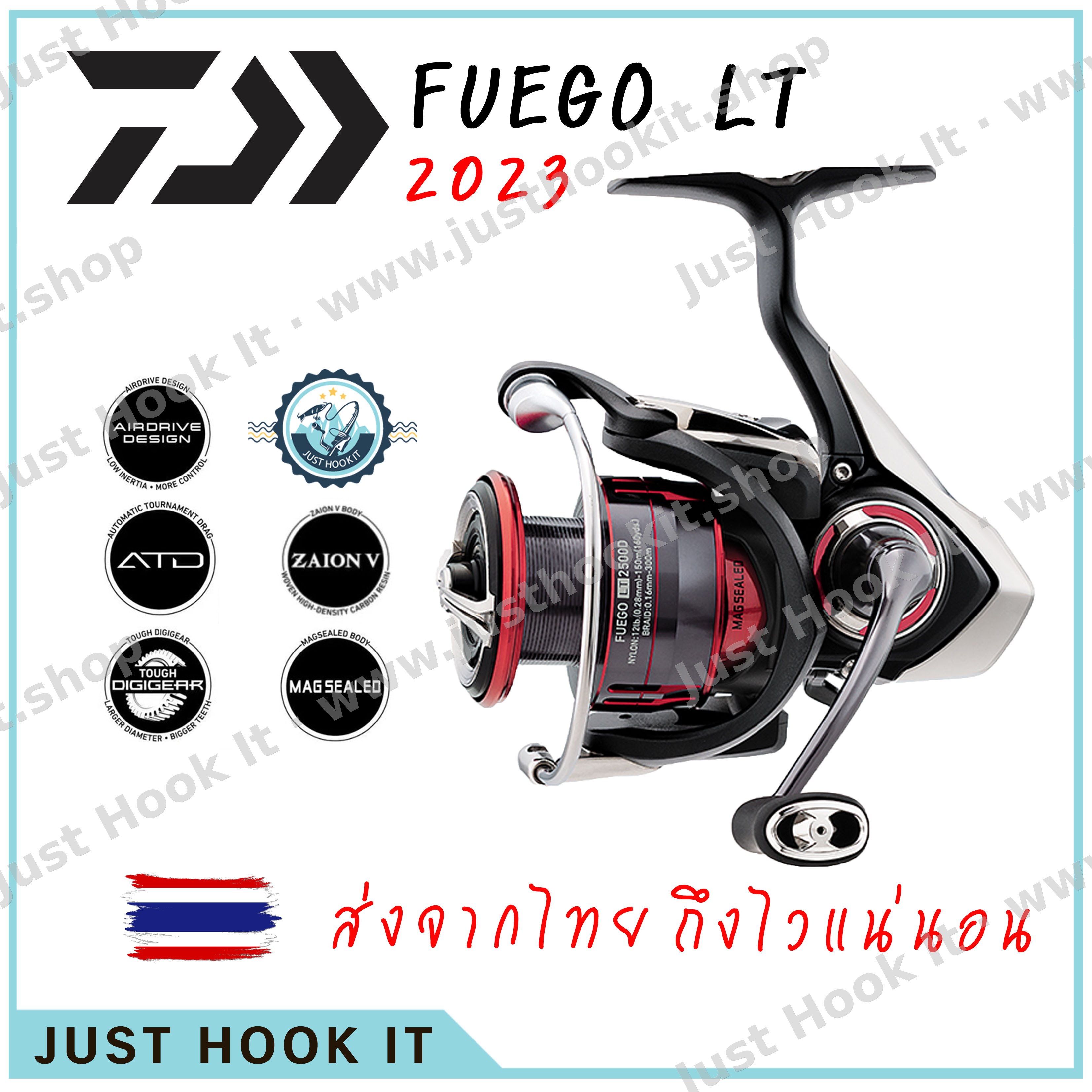รอก DAIWA FUEGO LT โฉม 2023 ล่าสุด งานตีเหยื่อปลอม ไลท์จิ๊กออกทะเล